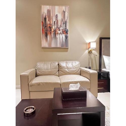 Cozy Spacious Studio in Downtown with Burj Khalifa View