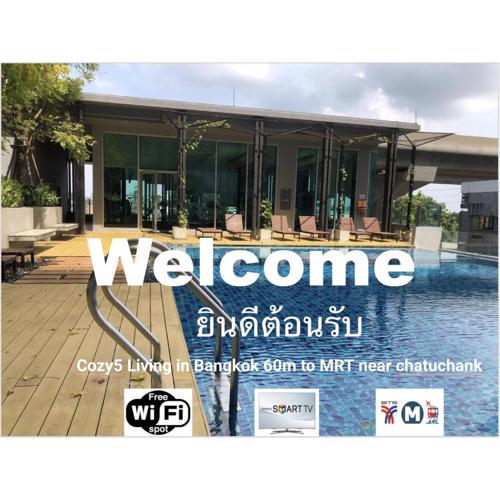 Cozy5Living in Bangkok 60m to MRT near chatuchank