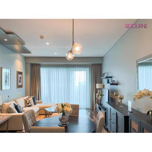 DH58 - High end 1BR, Palm views in Damac Heights tower