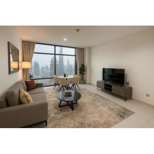 DIFC Index Tower Burj Khalifa View 1BR