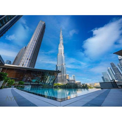 Downtown Luxe 1BR Steps from Burj Khalifa & Opera By ĀYA Boutique