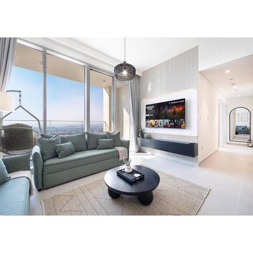 Downtown Sky High Luxury Apartment I City And Sea Views I Opp Dubai Mall Burj Khalifa