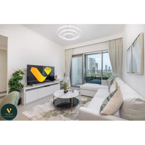 DOWNTOWN VIEWS II - VOGUE Luxurious One Bedroom Apartment with Balcony, Opposite Dubai Mall Skybridge