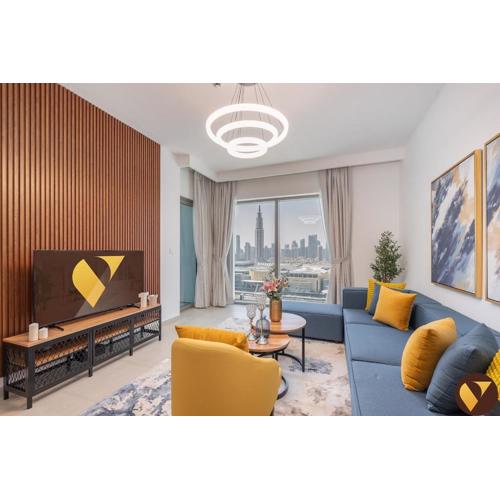 DOWNTOWN VIEWS II - VOGUE Two Bedroom Apartment with Balcony and Full Burj Khalifa View, Opposite Dubai Mall Skybridge