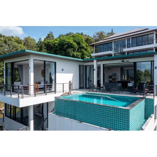 Dream pool villa with sea glimpses