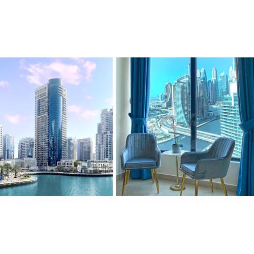 Dubai Marina View, close to beach & metro