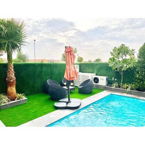 Dubai Private Pool villa Damac Hills 2 deleguest