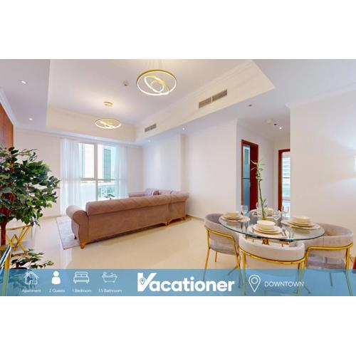 Dunya Tower - Chic One Bedroom in Downtown Dubai