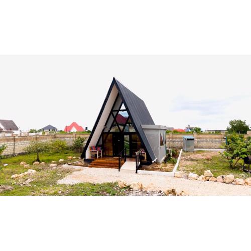 Eco A-Frame Cabin with Wi-Fi 10 min to Nungwi Beach