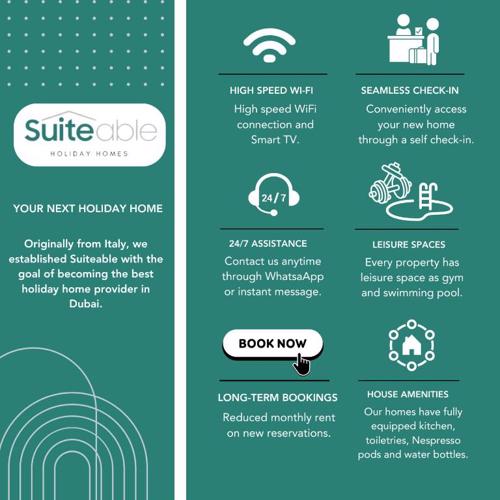 Elegant 1-Bedroom with Stunning Lake View in JLT