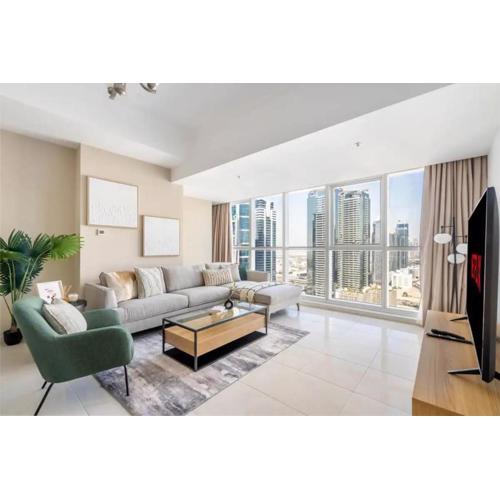 Elegant 1BR Apartment With Partial Sea View in Court Tower