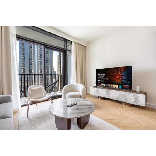 Elegant 1BR Flat in Creek Harbour with Pool&Gym