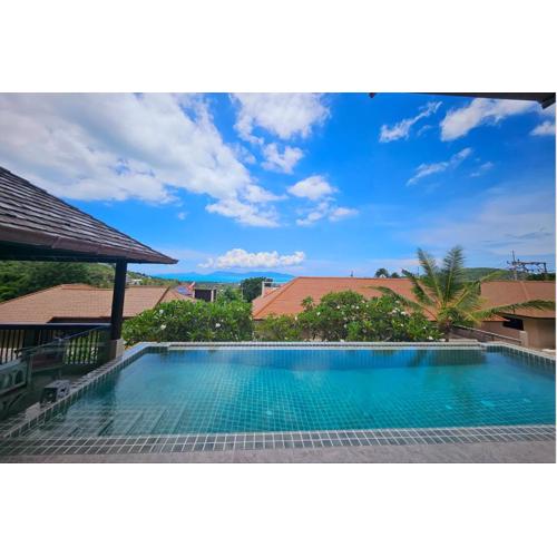Elegant 3 Ensuite-Bedroom Private Pool & Private Gym Villa ll Bophut Hills ll Koh Phangan Sea and Mountains View