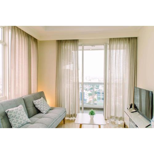 Elegant and Restful 2BR at Menteng Park Apartment By Travelio