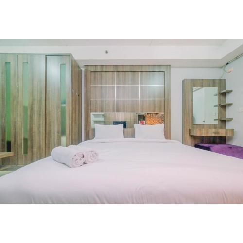 Elegant Studio Apartment Metropark Condominium Jababeka By Travelio