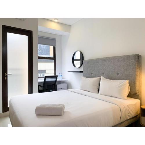 Elegant Studio at Transpark Cibubur Apartment near Shopping Mall By Travelio