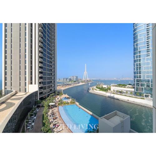 Emaar 5242 - Stunning Sea View Stay in Prime Waterfront Location - Zed Living