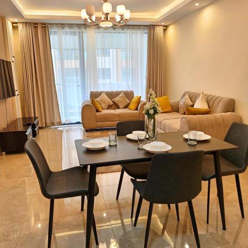 Enzi heights luxurious 2 bedroom furnished and serviced apartment with a pool,gym and playground