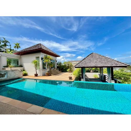 Epic Mountain View 3 bedroom Pool Villa 2 mins to the layan beach