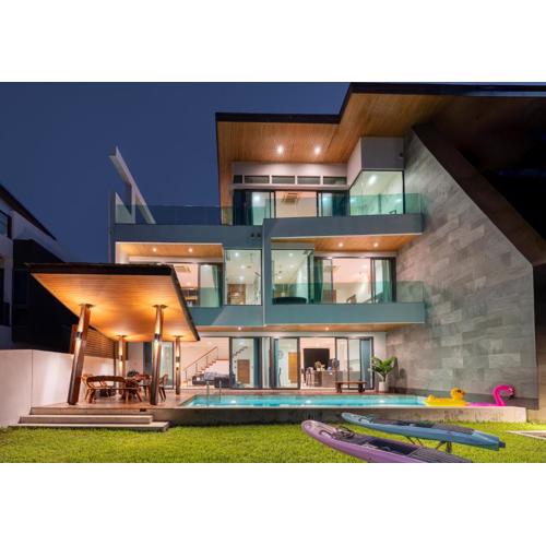 Eva Beach Villa拉威三卧全海景别墅