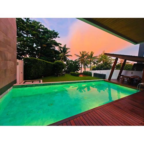 拉威Eva11三卧沙滩别墅 出门就是大海 三个卧室都是海景独卫