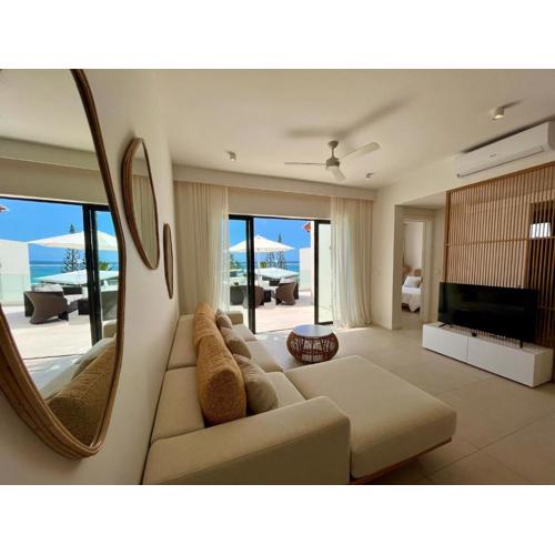 Exclusive beachfront penthouse