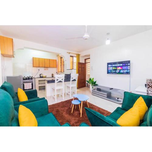 Executive 1 bedroom Queensize bed/hot shower/fast Wi-fi