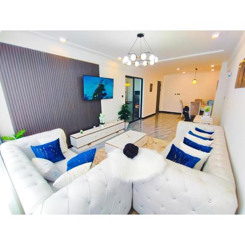 executive living two bedroom apartment with fully equipped gym swimming pool private parking space, child playground area and amazing scenic views