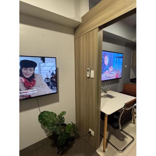 Fame Residences Mandaluyong 1 BR with two Big TV with Balcony