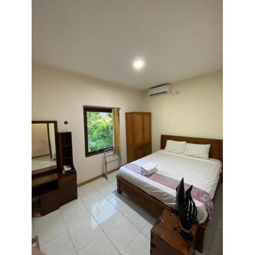 Family Room with Rice Field View