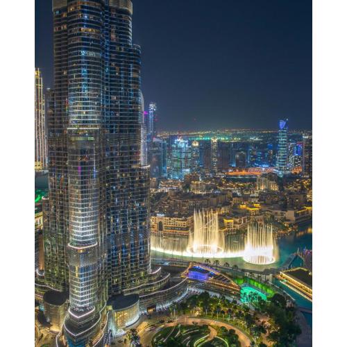 FIRST CLASS 3BR with full BURJ KHALIFA and FOUNTAIN VIEW