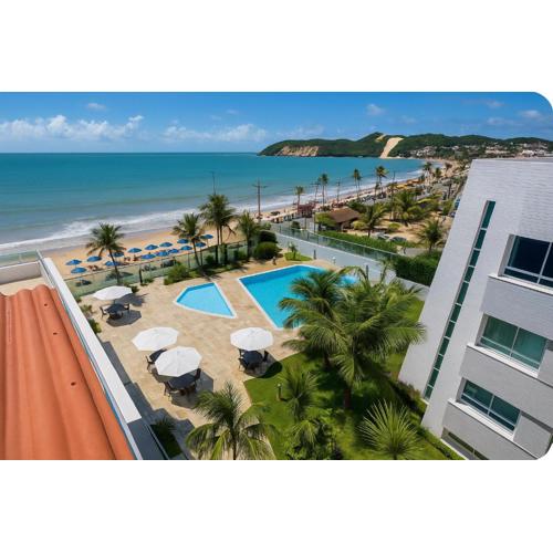 Flat hotel Beira Mar Ponta negra beach