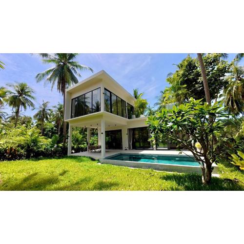 Four Moons Villa - Elegant 2BR - Private Pool - Hin Kong Beach