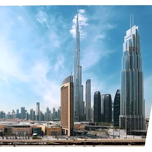 Fresh New 2 Bedroom! Amazing Burj Khalifa View! 5-star Pool & Gym Access!