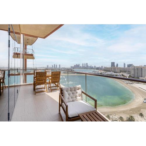 Full Sea View - 2BR w maid's room in Tiara Residence, Palm Jumeirah - Allsopp & Allsopp