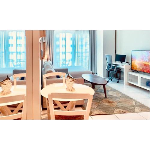 Full sea view with balcony - Studio Apartment - 10 min to JBR -
