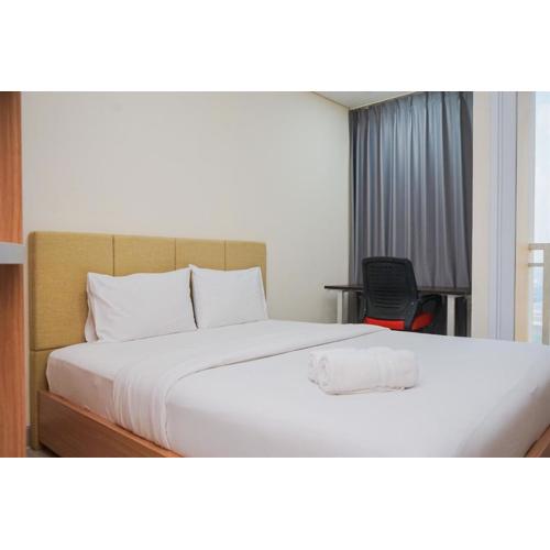 Fully Furnished and Cozy Studio Apartment at B Residence By Travelio