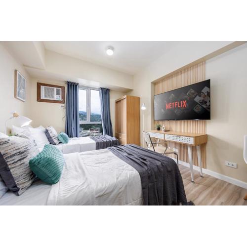Furnished Studio in Avida Towers Riala, Cebu IT Park with WiFi, Netflix, Pool and More
