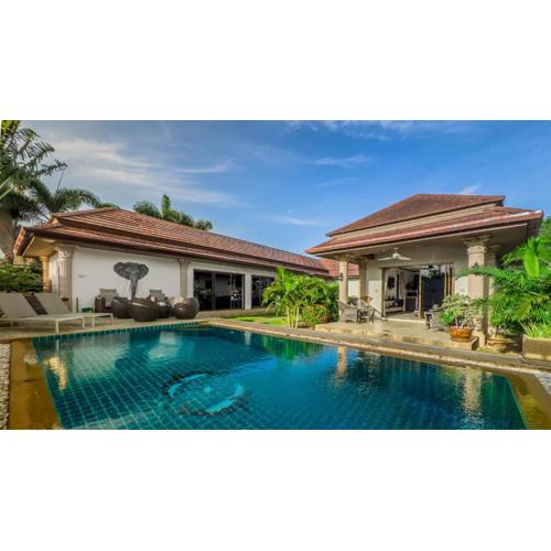 Garden bungalows 4br with private pool