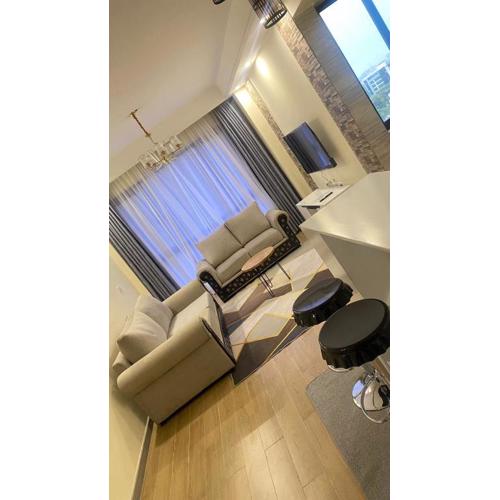 Golden Horizon one bedroom apartment with heated swimming pool fully equipped gym child playground ample parking space and a relaxing rooftop with breathtaking scenic views