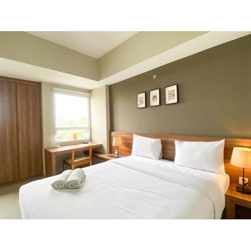 Good and Homey 1BR Apartment at Mustika Golf Residence By Travelio