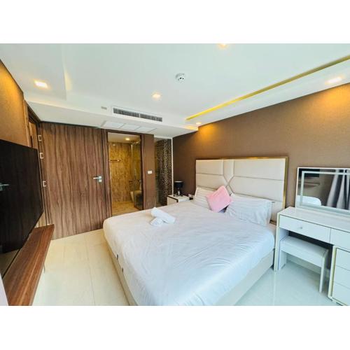 Grand Avenue芭提雅市中心水系公寓超大环绕泳池近海滩近夜市36平大空间