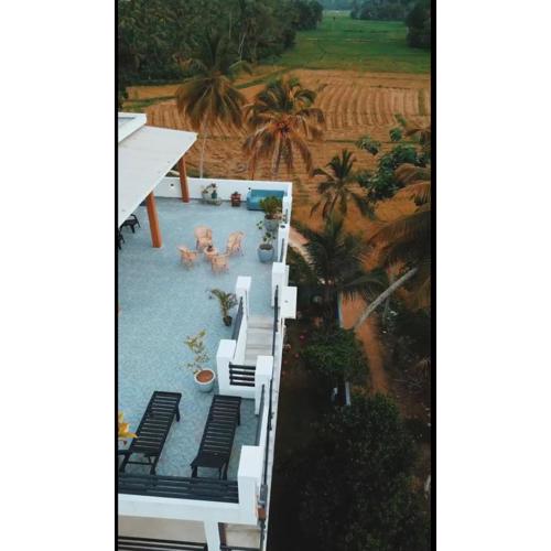 Green paddy villa