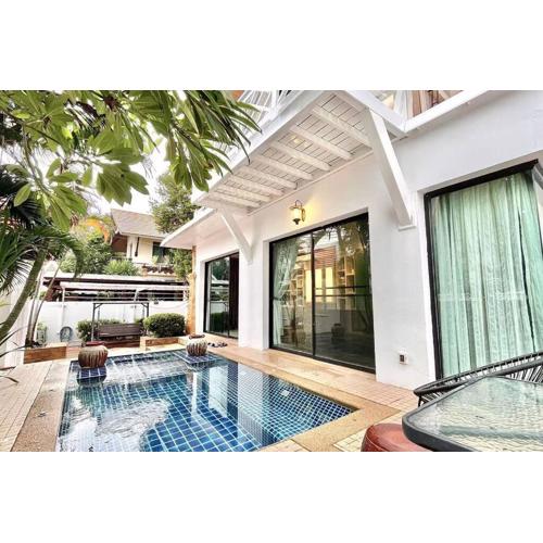 h6市中心 唐人街 航站楼 风月街五房芭提雅海天-泳池别墅o