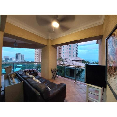 Habitación vista al mar en apartamento compartido