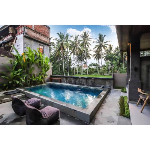 Harmony House 4, 2 min Ubud Center Room Near Pool