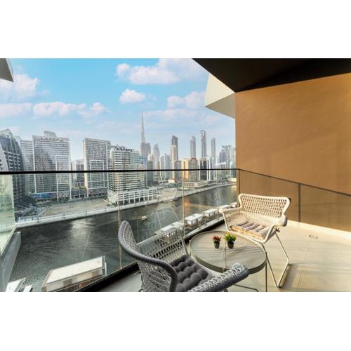HAVN - Studio in Business Bay, Burj Khalifa View