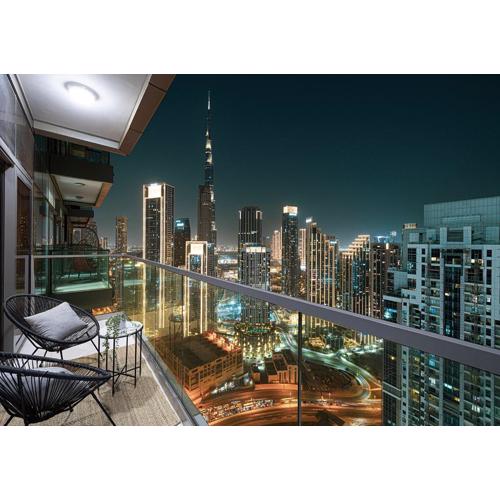 High Floor Apartment in 5 Star Hotel with Infinity Pool Burj View Gym Spa Sauna