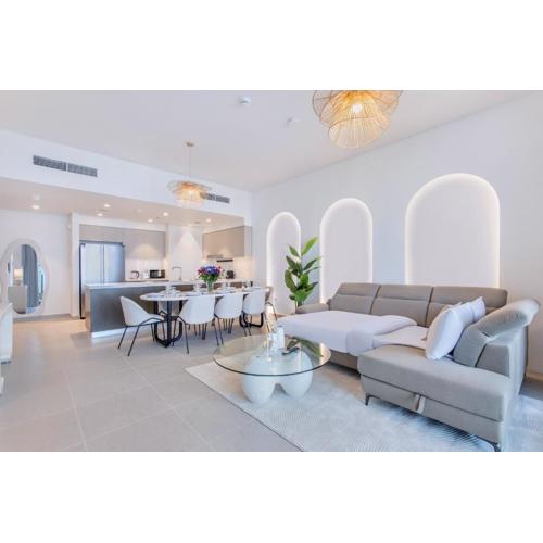 High Floor Apartment with full Burj Khalifa View, Opera & Fountain - Downtown Dubai - Forte Tower by Stayfinity