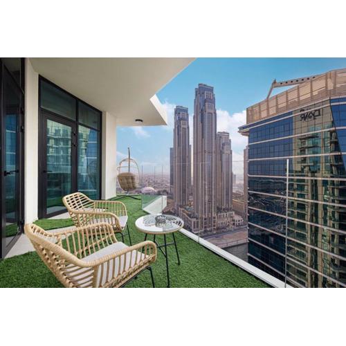 High-floor Designer Flat - Infinity Pool 2BR 8PAX